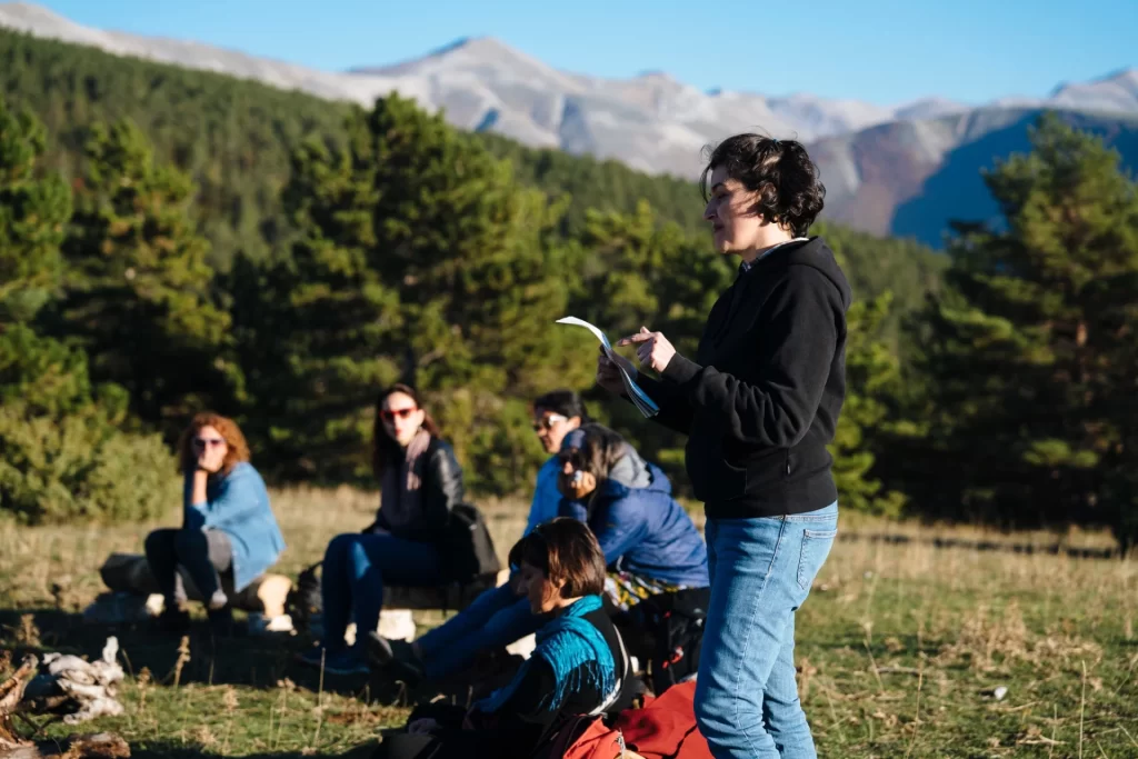 Spettacolo teatrale in montagna