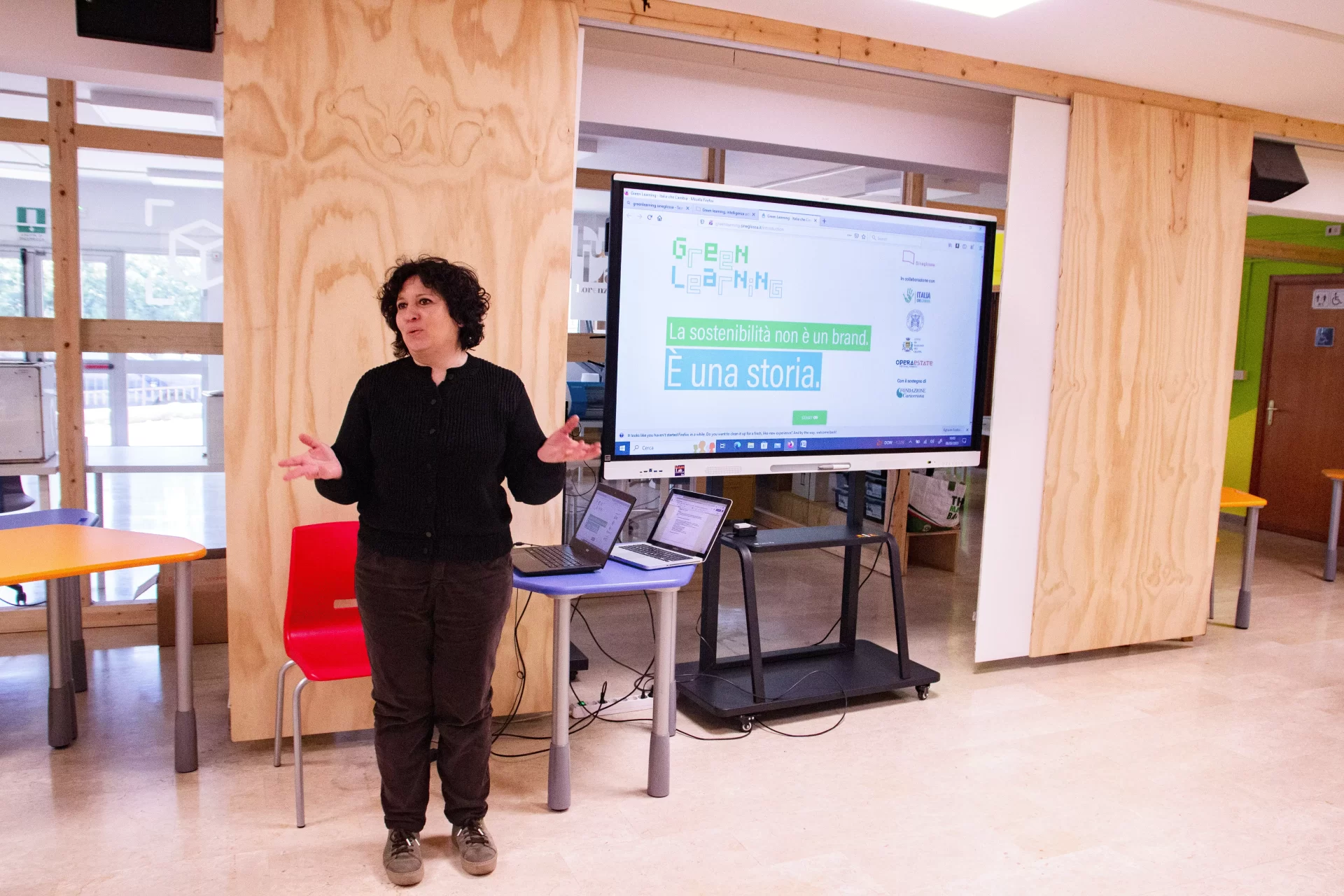 Photo from workshops AI for Green Learning, Ancona, march 20223, Ph. Sineglossa 7