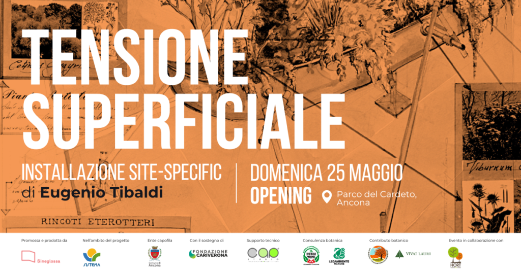 Opening Tensione Superficiale, installazione site specific ad Ancona, di Eugenio Tibaldi, domenica 25 maggio