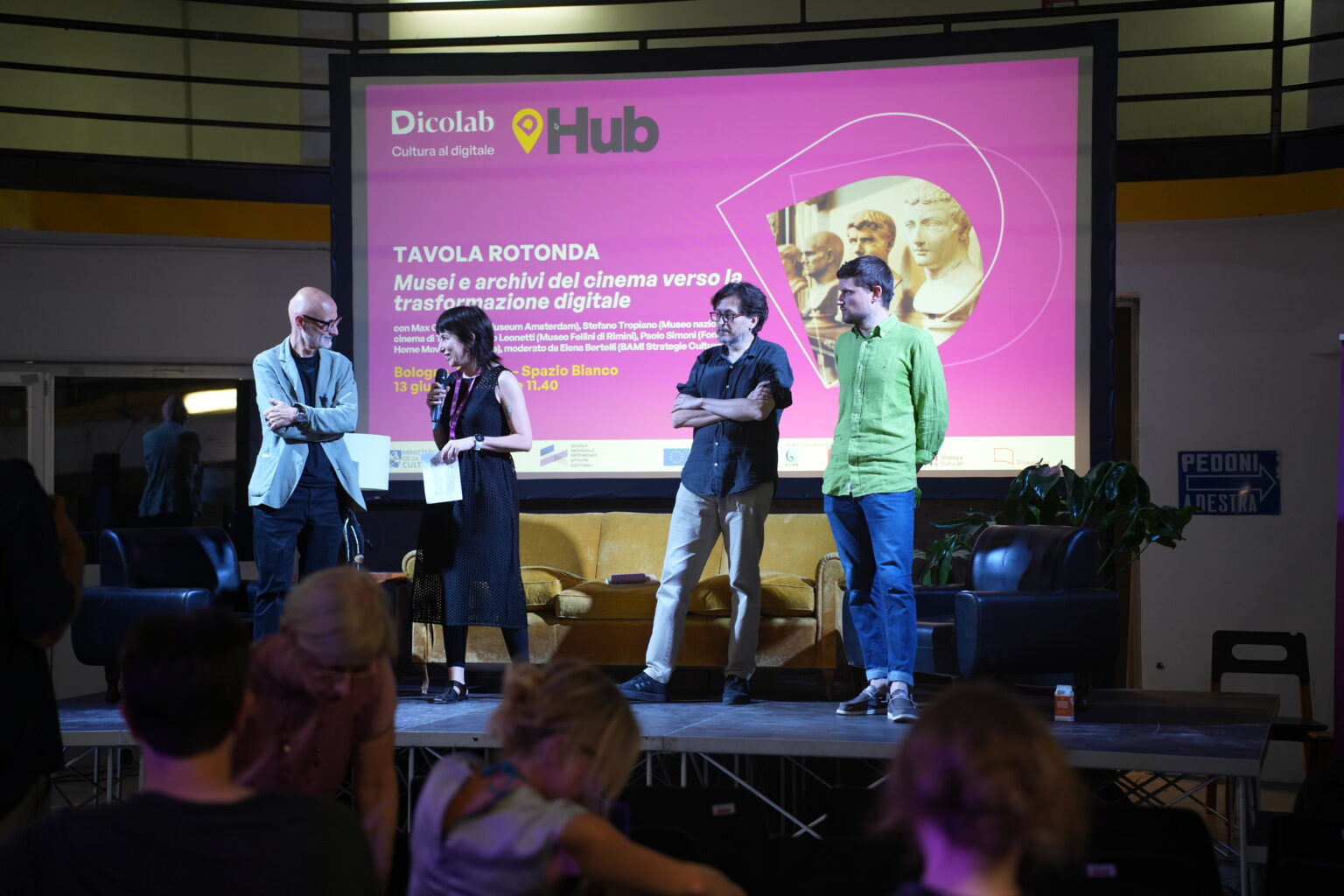 foto talk al Creators Day 2025 dell'Hub Emilia-Romagna e marche Dicolab cultura al Digitale