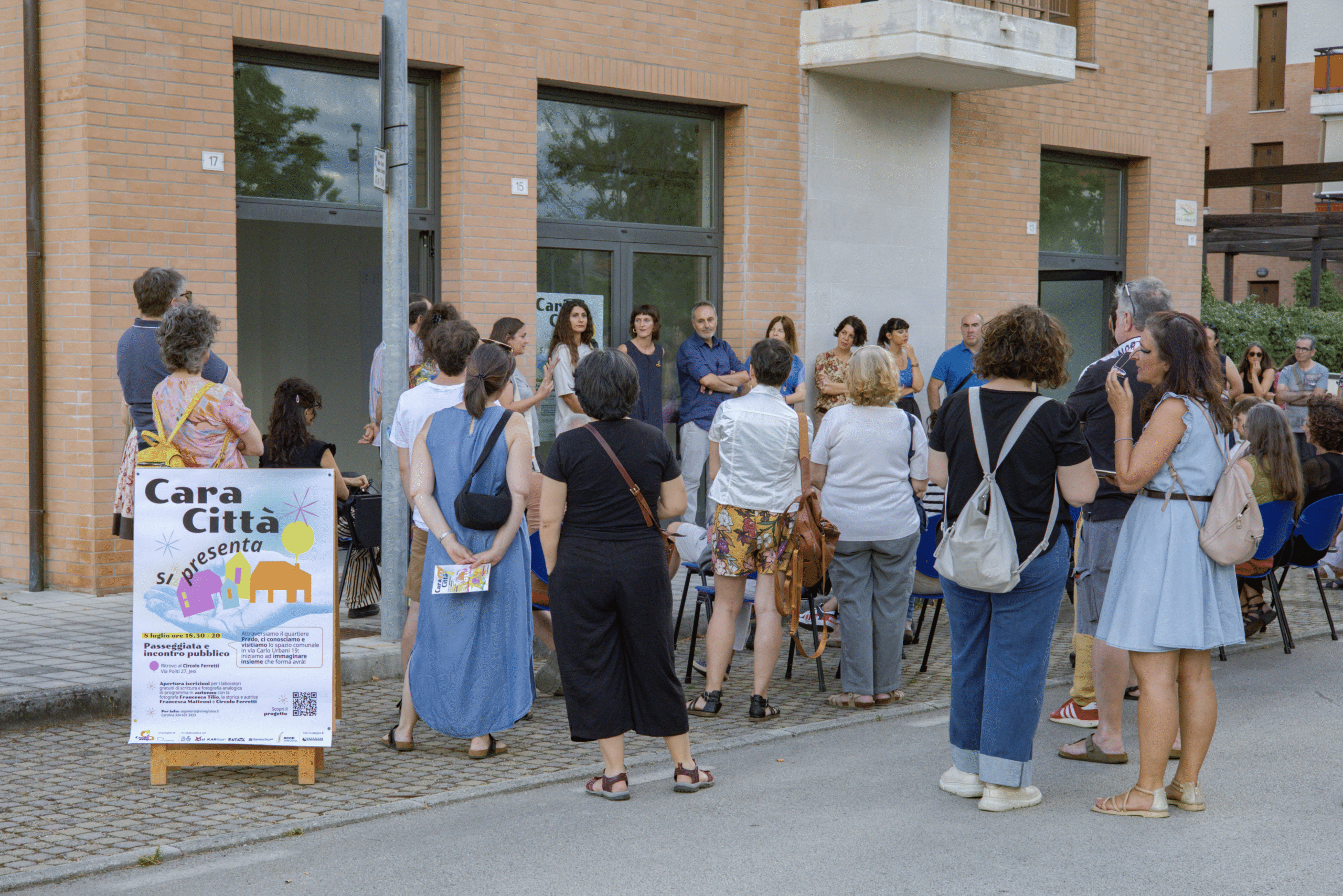 foto evento Cara Città, rigenerazione urbana Jesi quartiere prado luglio 2025. ph Sineglossa 4
