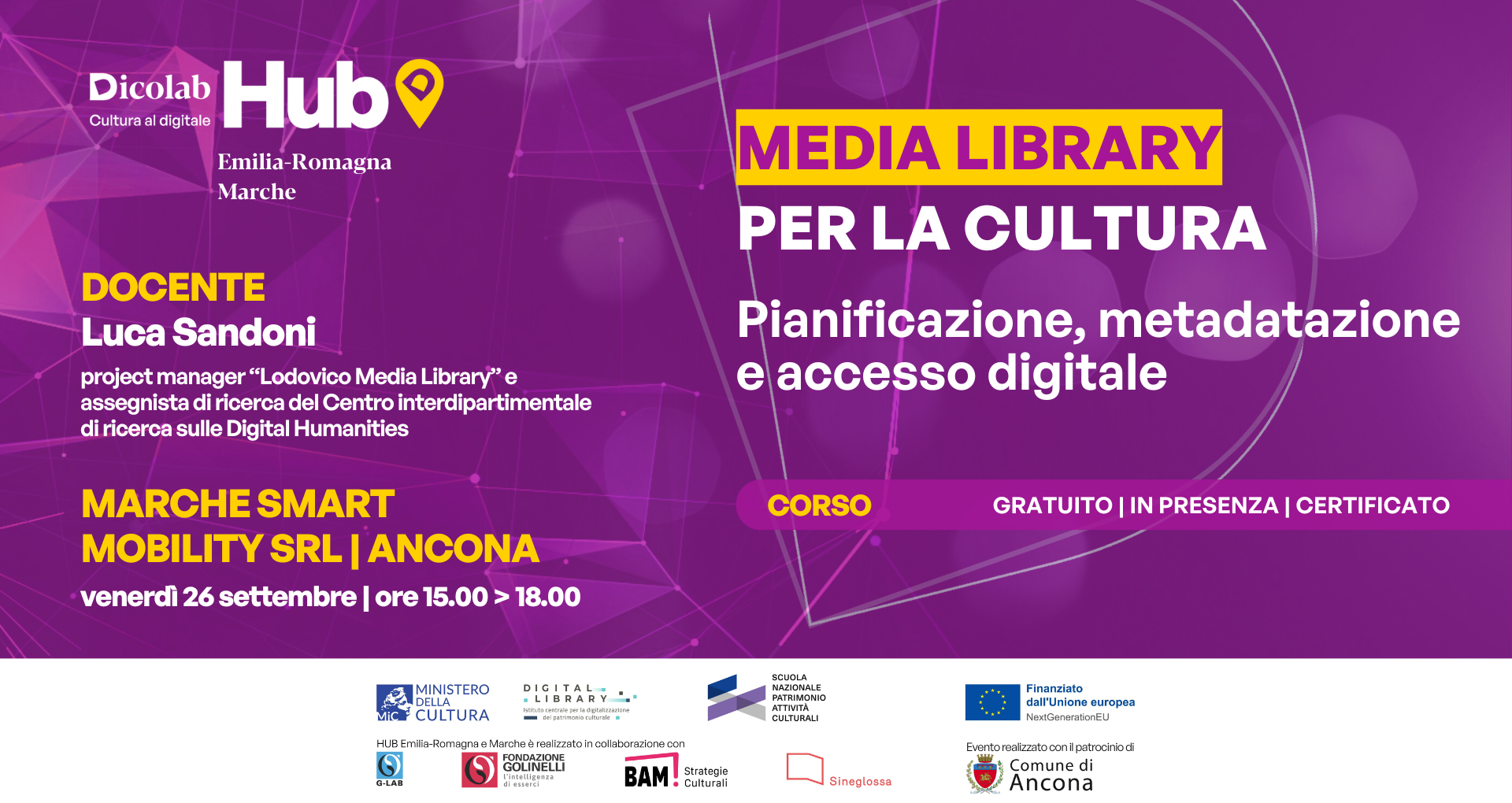 grafica corso Dicolab Ancona Media Library26 settembre 2025 luca sandoni
