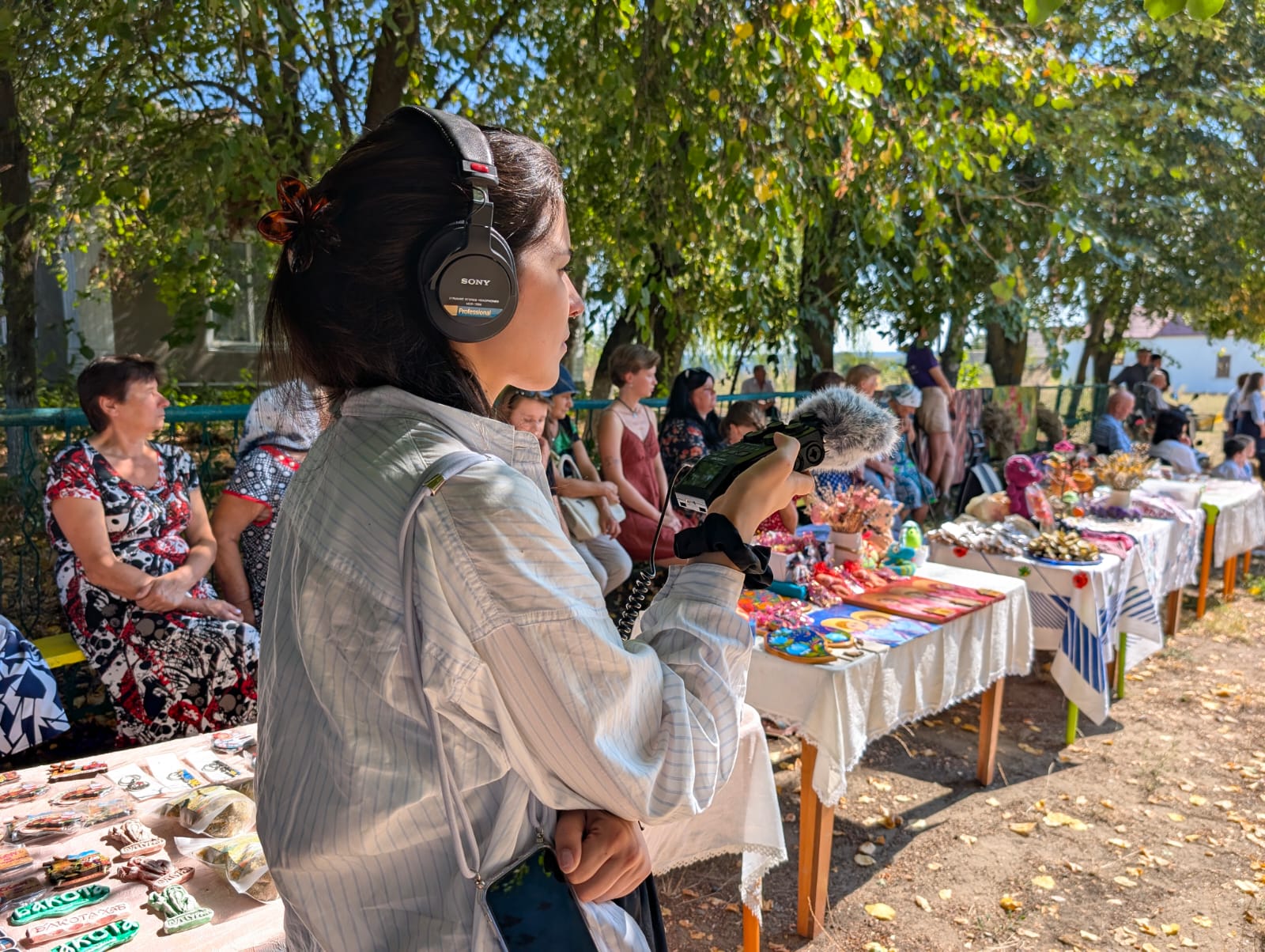 Discovery Guide &mdash; photo from the art residency in Ukraine, September 2025 - Gorayiv Village Club community meeting 9