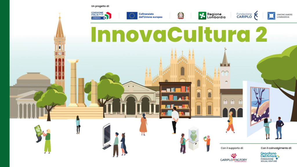 Locandina_InnovaCultura_2025_1920x1080 iniziativa empowerment cariplo factory IA musei