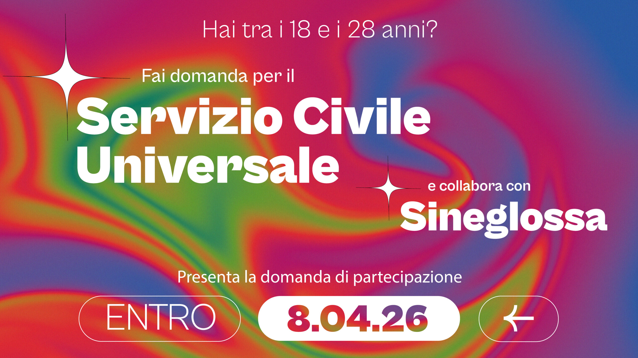 Servizio Civile Universale con Sineglossa | 2026 | Scadenza 8 aprile