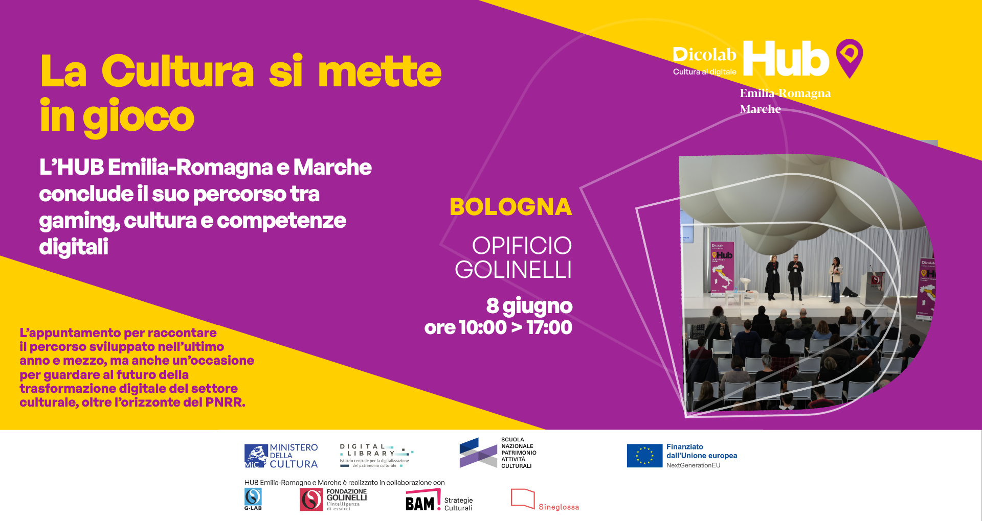 cover evento dicolab hub emilia romagna marche bologna 8 giugno 2026