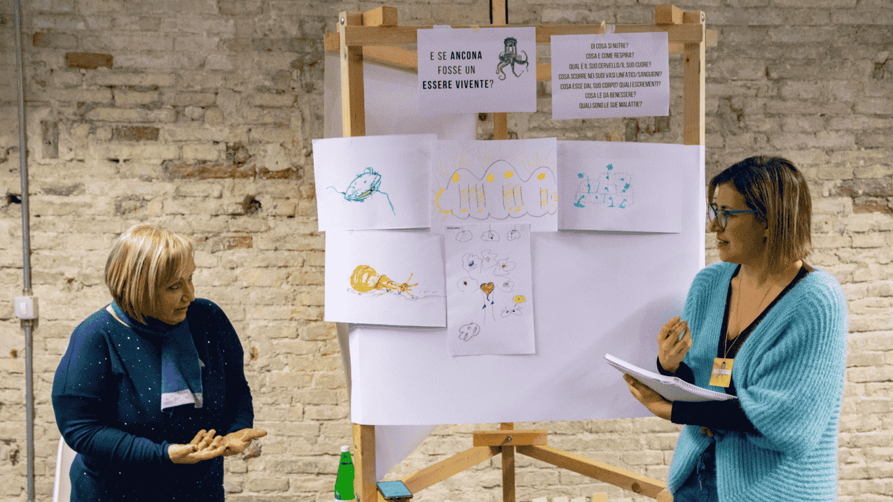 Foto workshop spirito del luogo disegni metaforici nonturismo Ancona
