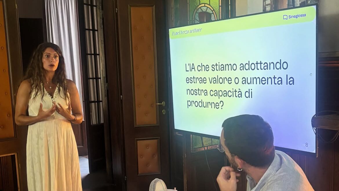 foto intervento sofia marasca sineglossa a summer school archilabò bologna 2026