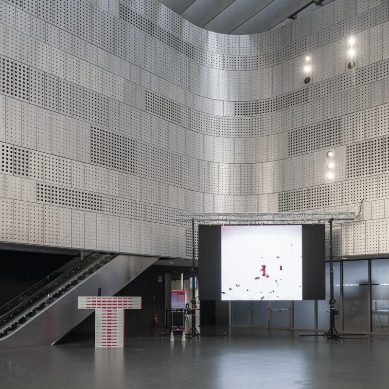 'BOB (Bag of Beliefs)' by Ian Cheng. 'Framing Problems' exhibition, Biennale Tecnologia 2026, April 15&ndash;19, Museo Nazionale dell&rsquo;Automobile, Torino. Photo by Giorgio Perottino-002
