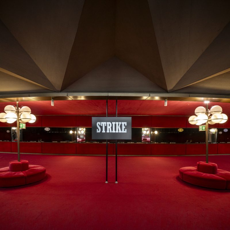 COVER 'Strike' by Hito Steyerl. 'Framing Problems' exhibition, Biennale Tecnologia 2026, April 17&ndash;19, Teatro Regio, Torino. Photo by Giorgio Perottino-003