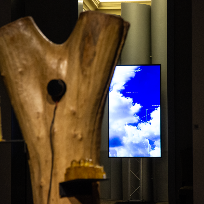 Cloud Gazing by Damien Roach. Prompting the Real exhibition, November 15&ndash;16, 2025, Museo di Palazzo Poggi, Bologna. Photo by Eleonora Rossi I Sineglossa (2)