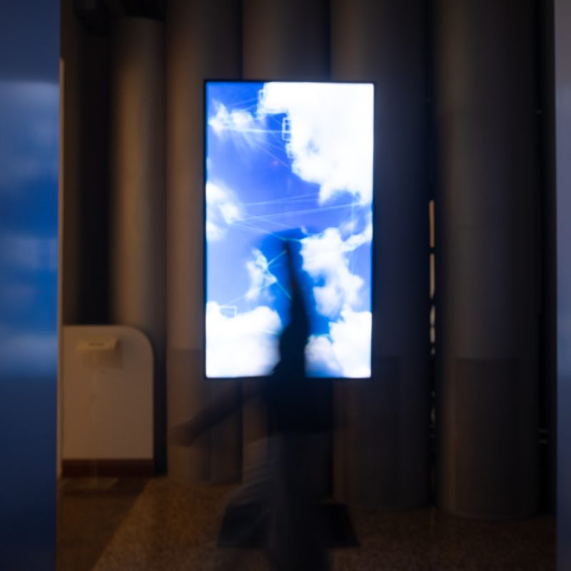 Cloud Gazing by Damien Roach. Prompting the Real exhibition, November 15&ndash;16, 2025, Museo di Palazzo Poggi, Bologna. Photo by Giacomo Cappella I Sineglossa (8468)