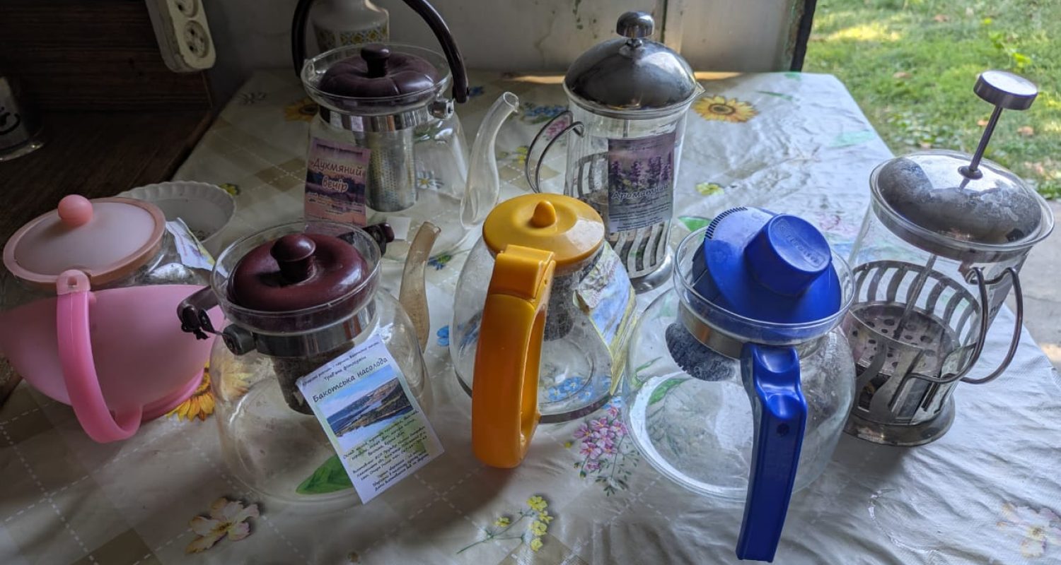 Discovery Guide — photo from the art residency in Ukraine, September 2025 - Family Enterprise “Perlyny Bakota – Prudyvusiv Herbalist” community meeting 6