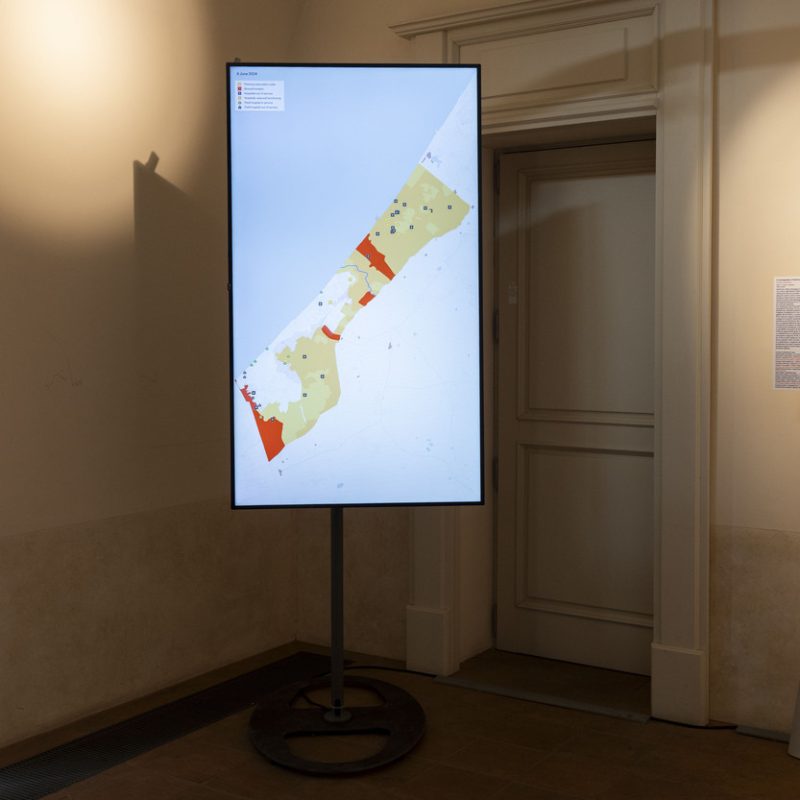 'Do No Harm_ Medicine Under Genocide' by Forensic Architecture. 'Framing Problems' exhibition, Biennale Tecnologia 2026, April 15&ndash;19, Museo Egizio, Torino. Photo by Giorgio Perottino-007