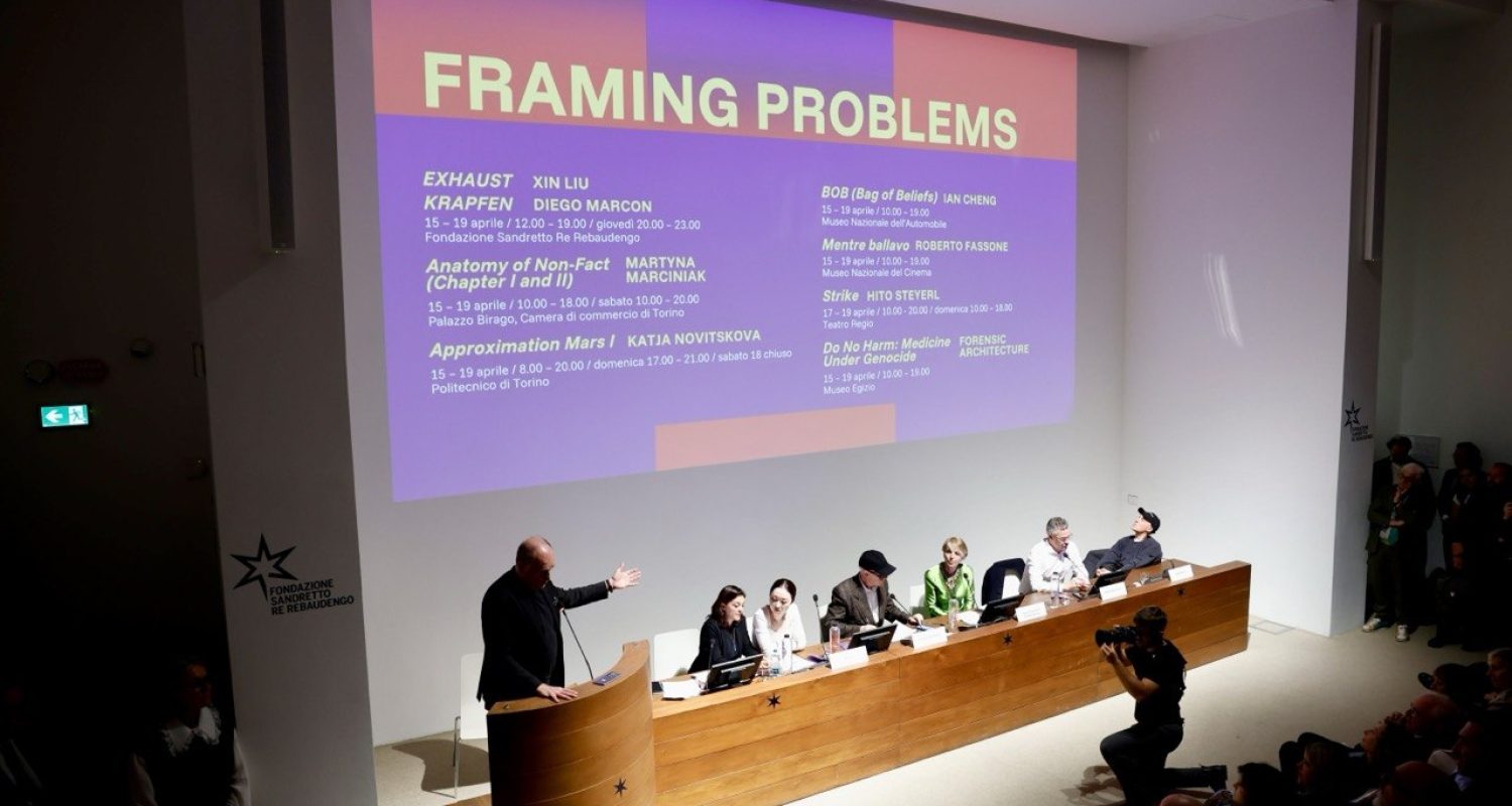 Foto Opening Framing Problems at Fondazione Sandretto Re Rebaudengo, for Biennale Tecnologia 2026, Ph Politecnico di Torino - 1