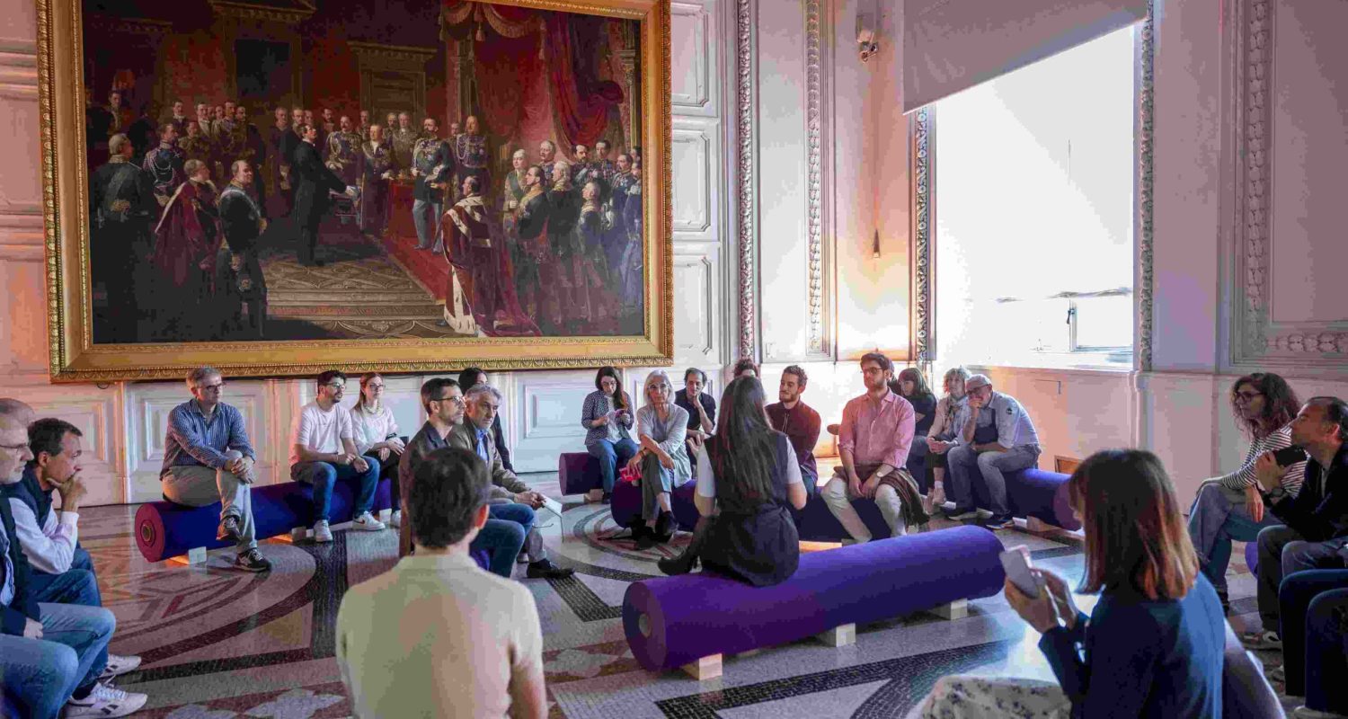 Foto dell'agente conversazionale OLO sviluppato per la mostra 'Dati Sensibili', Museo Nazionale del Risorgimento Italiano per Biennale Tecnologia 2026, Torino, Ph Politecnico di Torino - 2