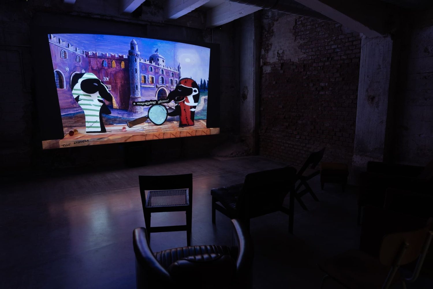 installation view The Models a Solo CSV, Madrid, November 2025 -installazione di dmstfctn