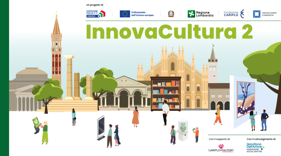 Locandina_InnovaCultura_2025_1920x1080 iniziativa empowerment cariplo factory IA musei