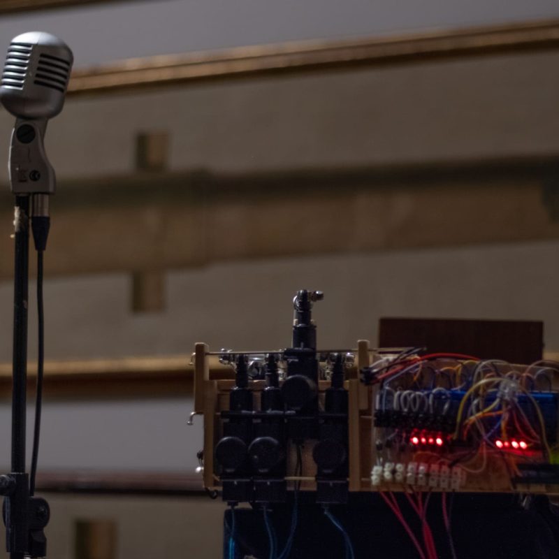 Macchine per Dialoghi Disobbedienti by Michele Cremaschi. Prompting the Real exhibition, November 15&ndash;16, 2025, Museo di Palazzo Poggi, Bologna. Photo by Giacomo Cappella I Sineglossa (7608)