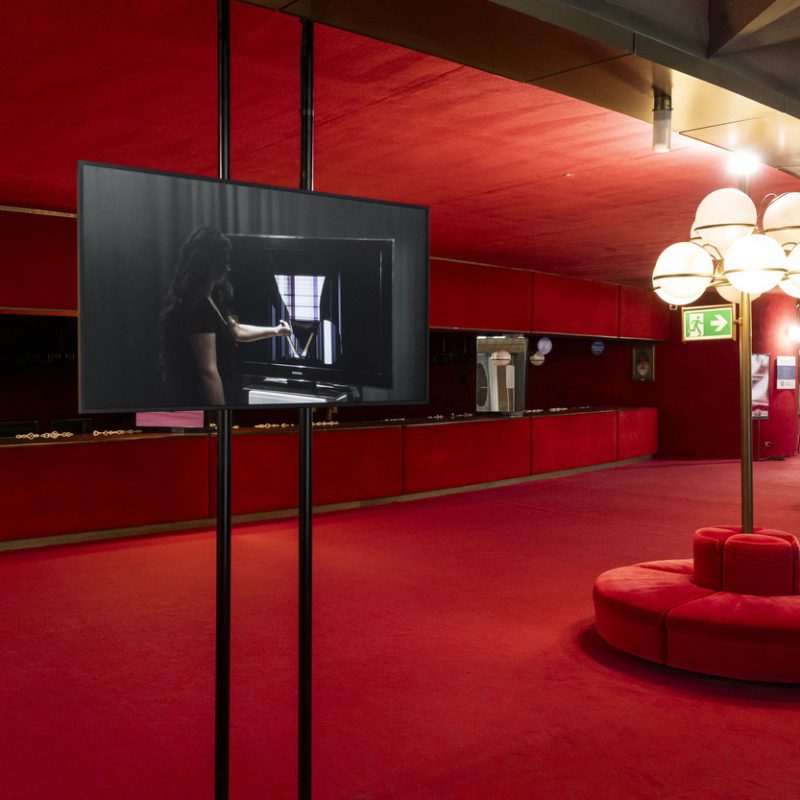 'Strike' by Hito Steyerl. 'Framing Problems' exhibition, Biennale Tecnologia 2026, April 17&ndash;19, Teatro Regio, Torino. Photo by Giorgio Perottino-012