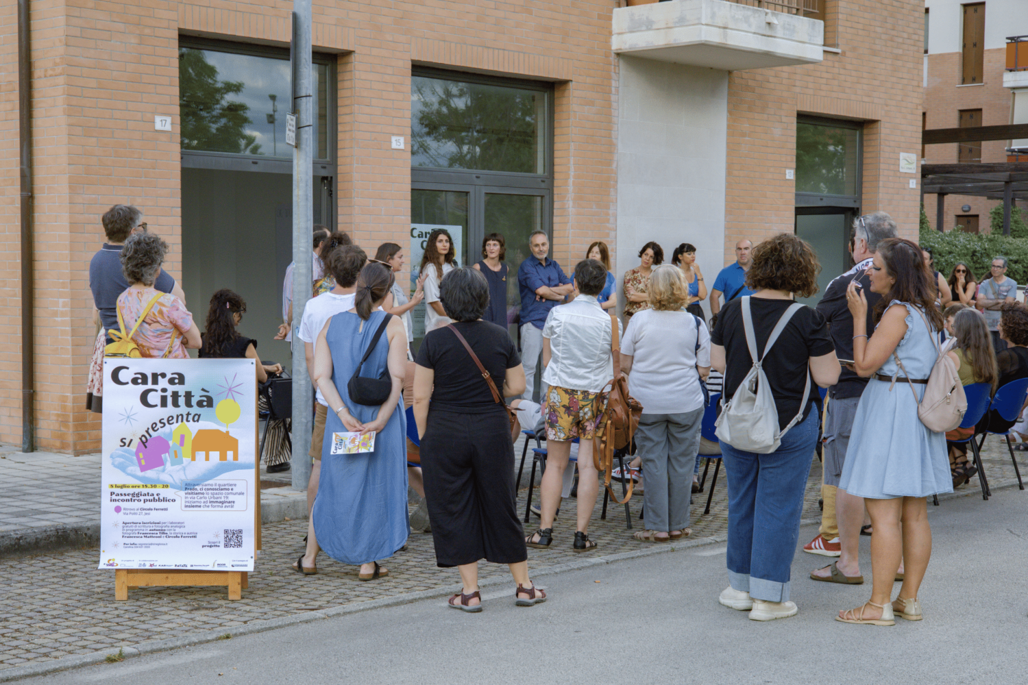 foto evento Cara Città, rigenerazione urbana Jesi quartiere prado luglio 2025. ph Sineglossa 4