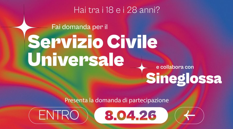 Servizio Civile Universale con Sineglossa | 2026 | Scadenza 8 aprile